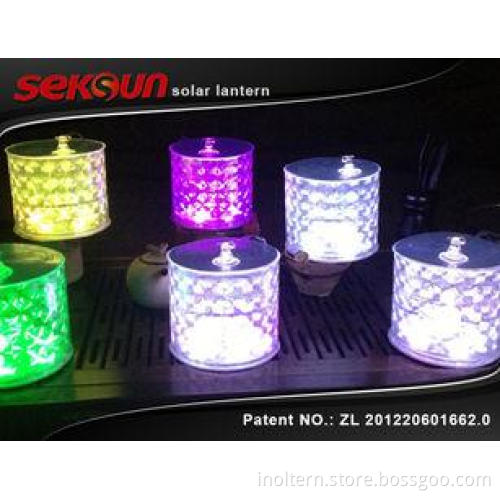 0.6 W Remote Control Garden LED Solar Lantern With Waterpro